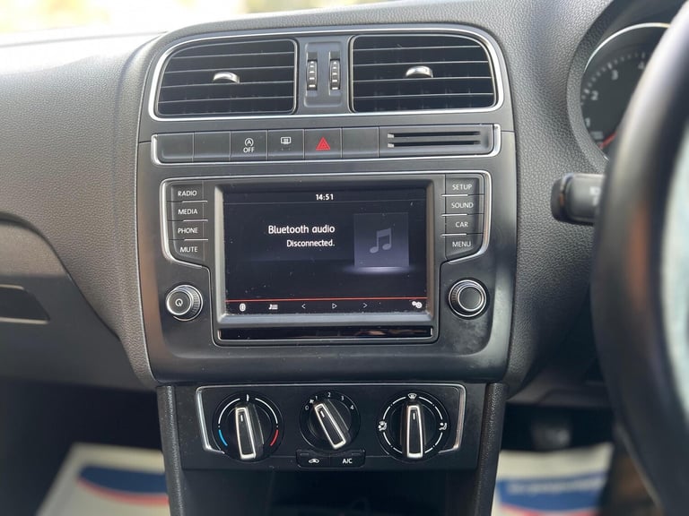 2015 Volkswagen Polo 1.0 BlueMotion Tech SE Euro 6 (s/s) 3dr HATCHBACK Petrol Manual