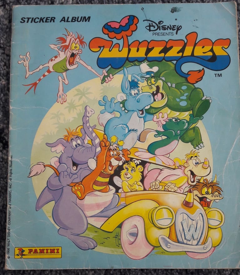Panini Disney Wuzzles Sticker Collection Album & Poster – post or collect