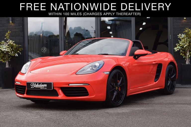 2017 Porsche 718 Boxster 2.0T Euro 6 (s/s) 2dr CONVERTIBLE Petrol Manual