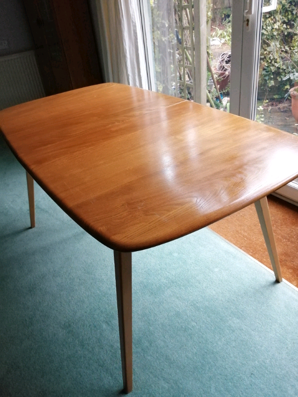 Vintage Ercol Grand Windsor extending dining table