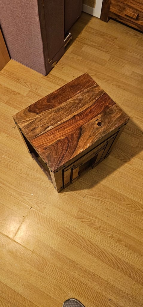 Solid Sheesham Wood Nest of 3 Tables