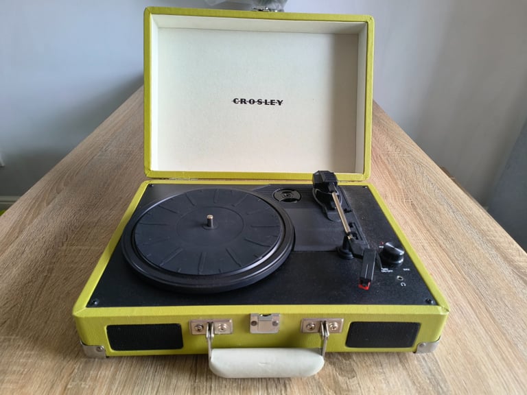Crosley Turntable - Green, excellent condition 