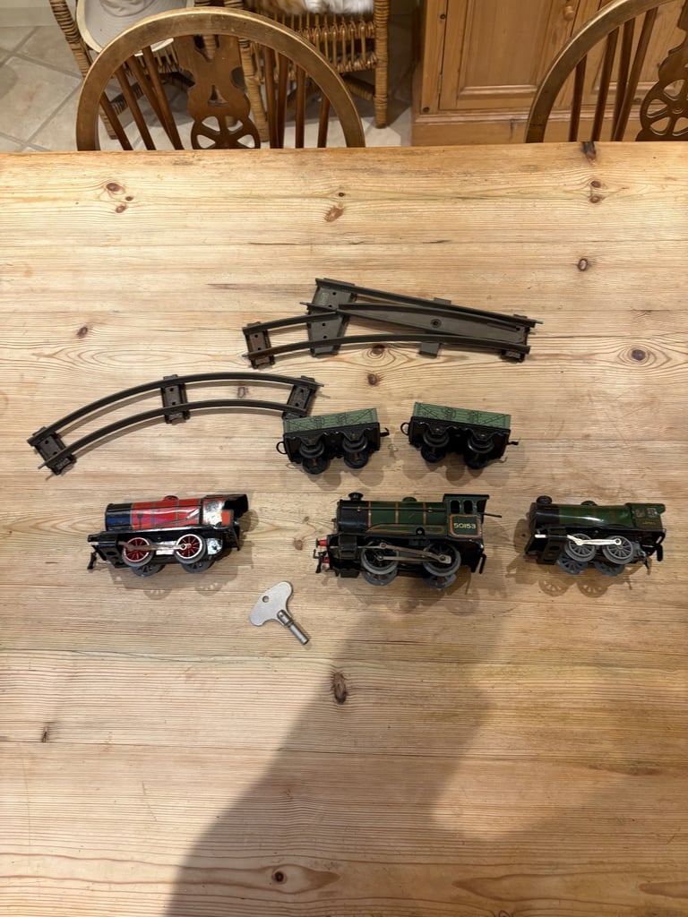 Wind up trains and track