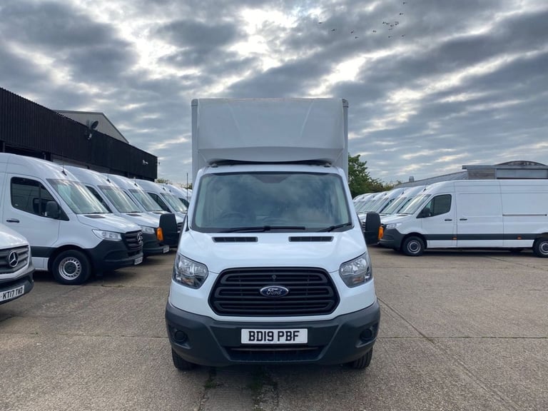 2019 19 FORD TRANSIT 2.0 TDCI T350 ECOBLUE L4 LUTON BOX BODY TWIN WHEEL RWD 130B