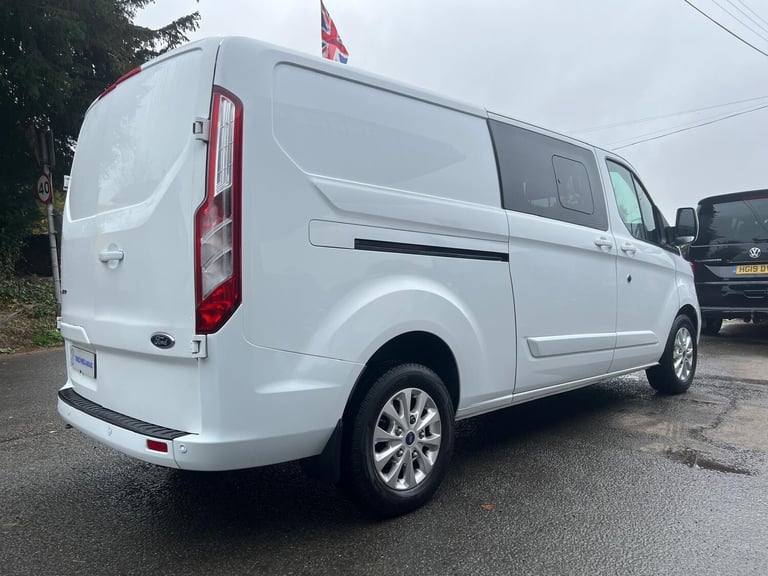 Ford Transit Custom 2.0 EcoBlue 130ps Factory Fitted Crew Cab Limited L2 Inc Vat