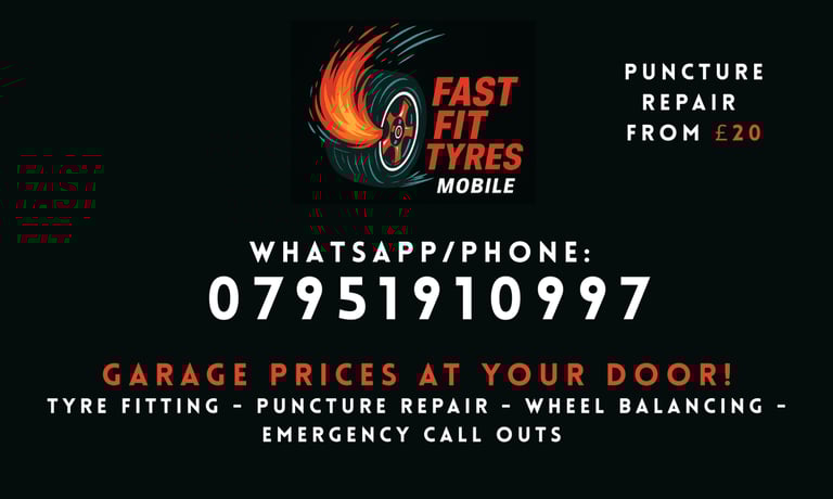 Mobile Tyre Fitting - Garage prices at your door!