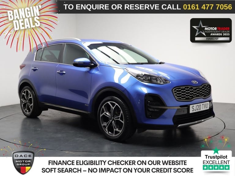 image for 2020 Kia Sportage 1.6 T-GDi GT-Line SUV 5dr Petrol DCT AWD Euro 6 (s/s) (174 bhp) ESTATE Petrol A...