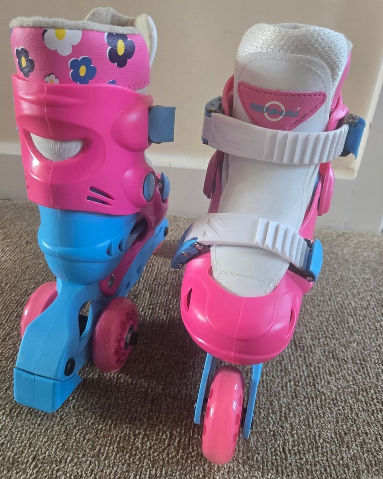 Senhai size adjustable roller skates size XS 26-29. In as new condition as only worn once briefly