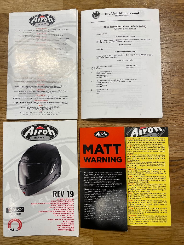 New Airoh rev19 fliptop size XL (offers)