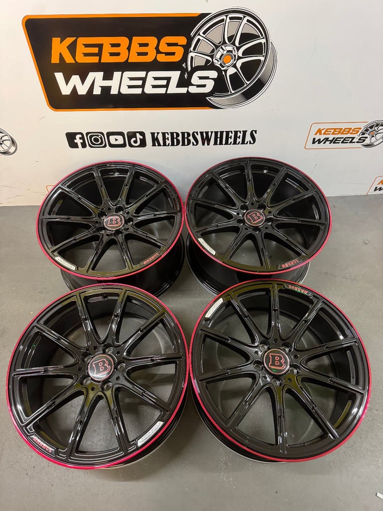 19" MERCEDES BRABUS REPLACEMENT ALLOY WHEELS C CLASS E CLASS S CLASS 