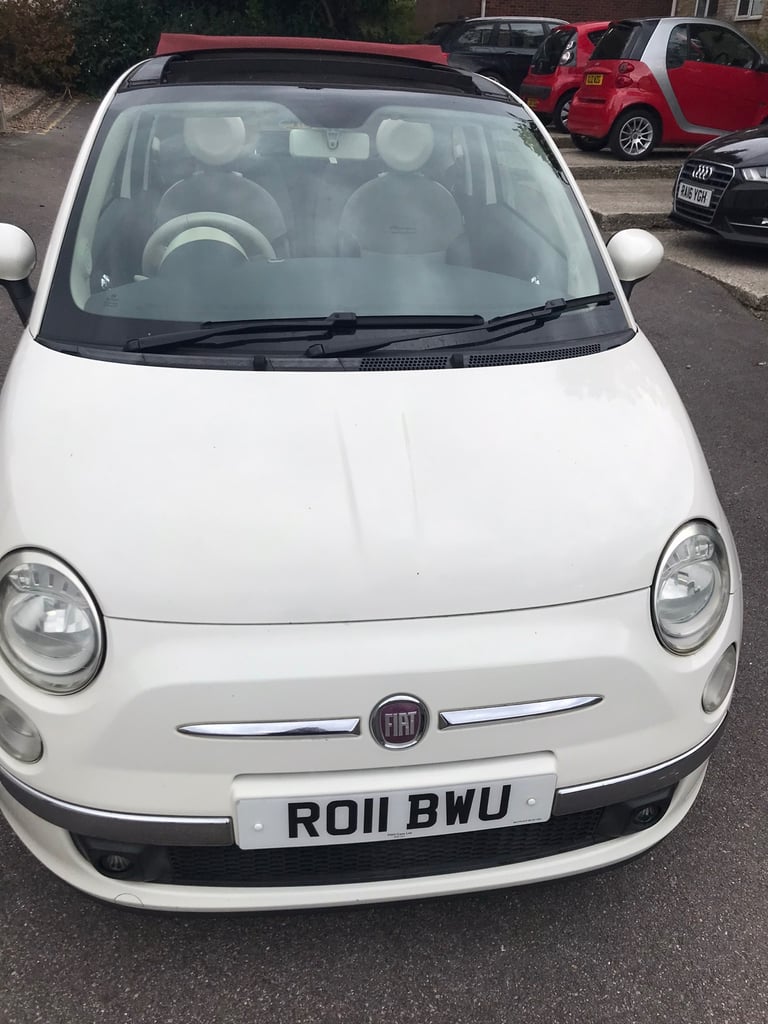 Fiat, 500, Convertible FSH star stop new mot , 2011, Manual, 1242 (cc), 3 doors