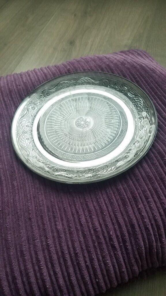 Large candle plate, New £2.5