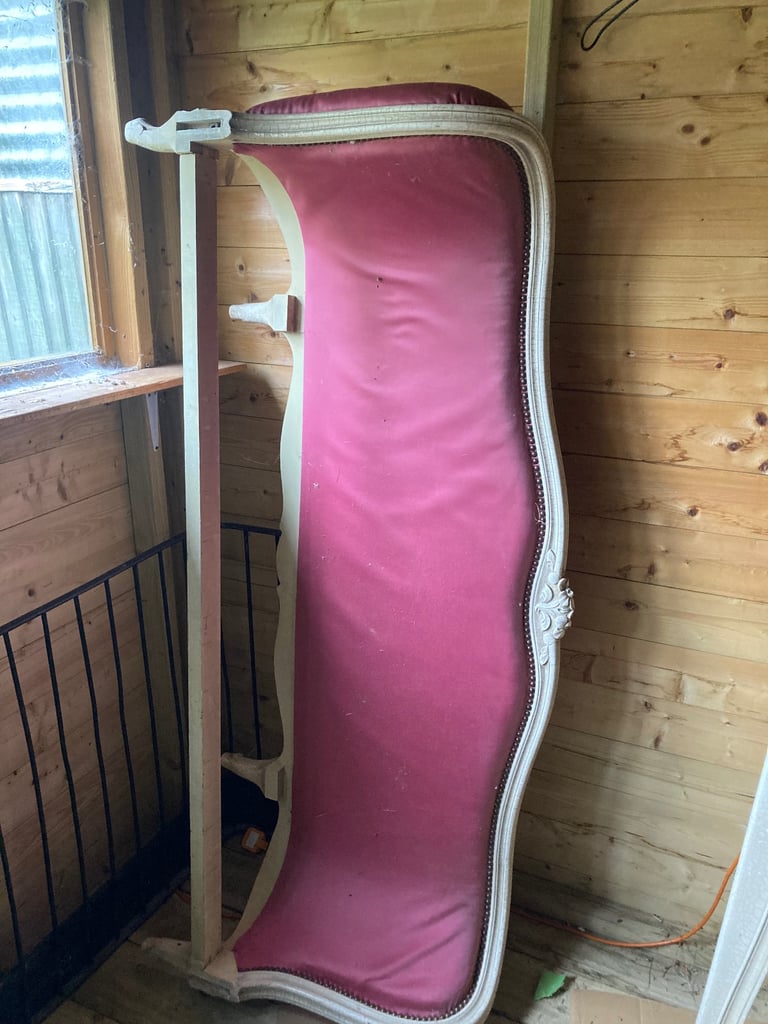 image for Antique French Carved Wooden bed ends