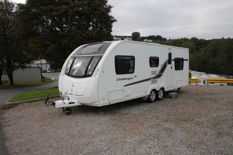 2013 Swift Challenger SE 590 Luxury Twin Axle 6 Berth Touring Caravan With Mover