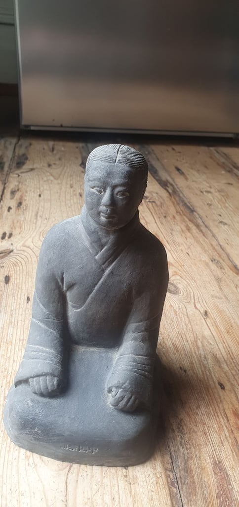 Chinese clay statues