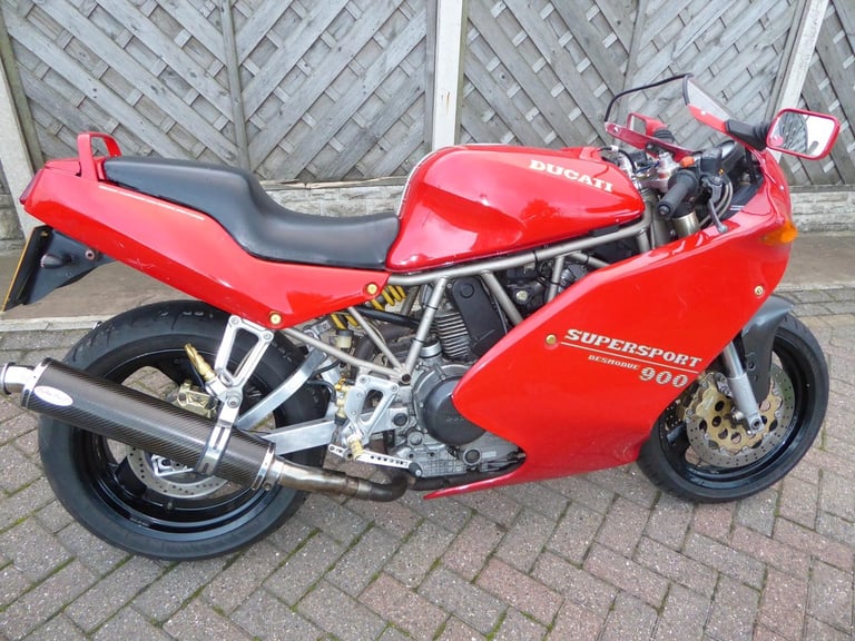 DUCATI 900 SS L REG FLAT SLIDE CARBS DYNA COILS CARBON CANS K-N PRO 100 LEADS