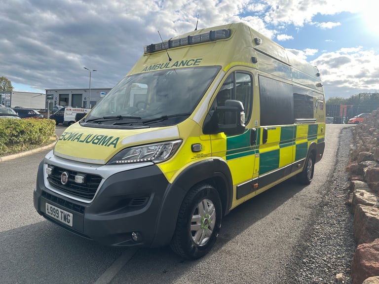 2016 Fiat Ducato 3.0 Multijet Extra High Roof Van 180 Power AMBULANCE IDEAL FOR CAMPER  Ambulance...