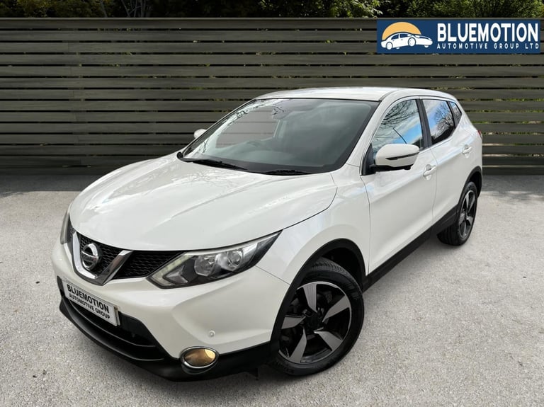 ✿2014/64 Nissan Qashqai 1.5 DCI 110 N-TEC, White, Diesel ✿FSH ✿SAT NAV✿