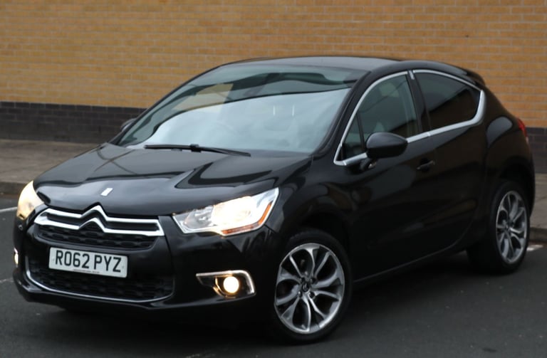 image for 2012 Citroen, DS4, 1598cc, Petrol, Automatic, 5 Doors, Hatchback, Black, 76k Mileage, ULEZ Compliant