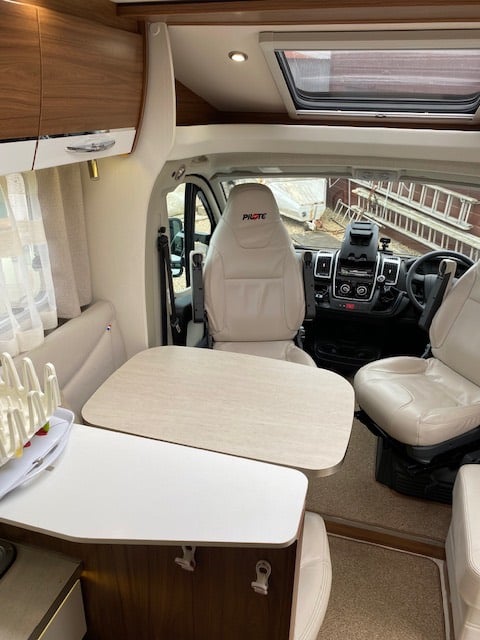 Pilote P700C Sensation 2 Berth 2017 Motorhome fixed island bed on Fiat Ducato 130 for sale