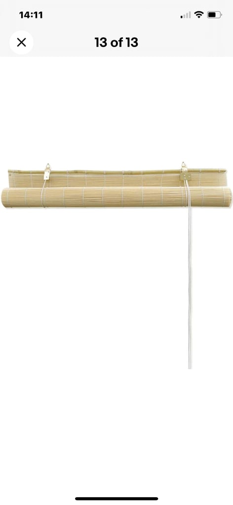 Bamboo blinds 2 sizes  sold separately 