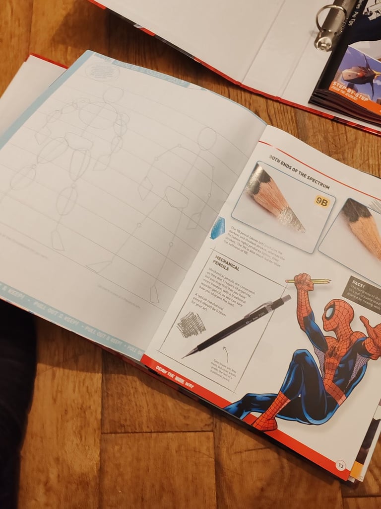 Draw the Marvel way - 30 magazines