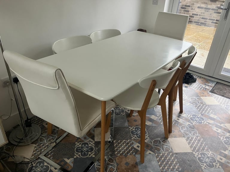 image for Scandi table and chairs set