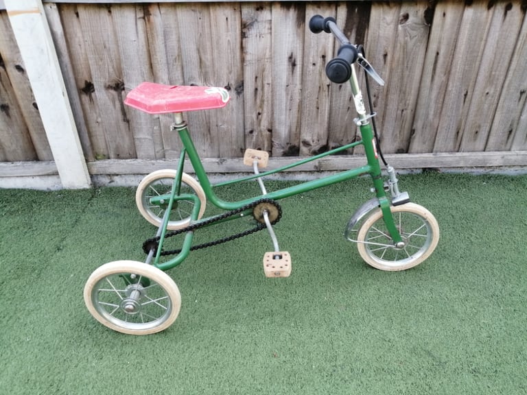 Retro children's tricycle from 1970