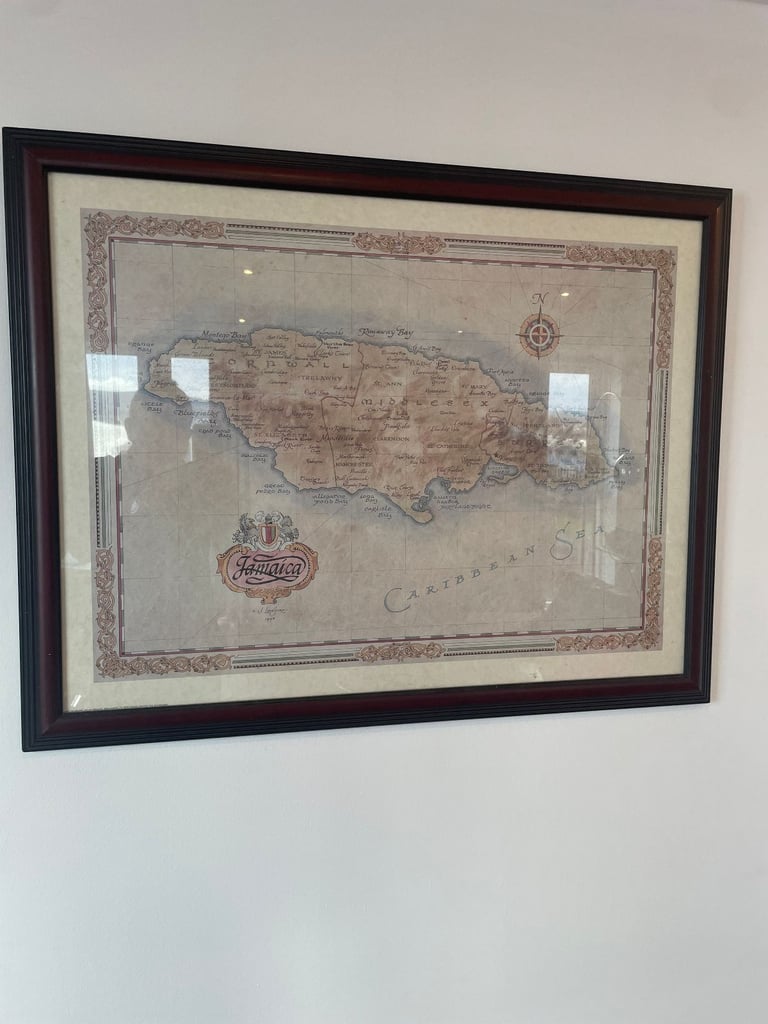 Large Wall Prints in Frames x 2, Pick up in Ayr