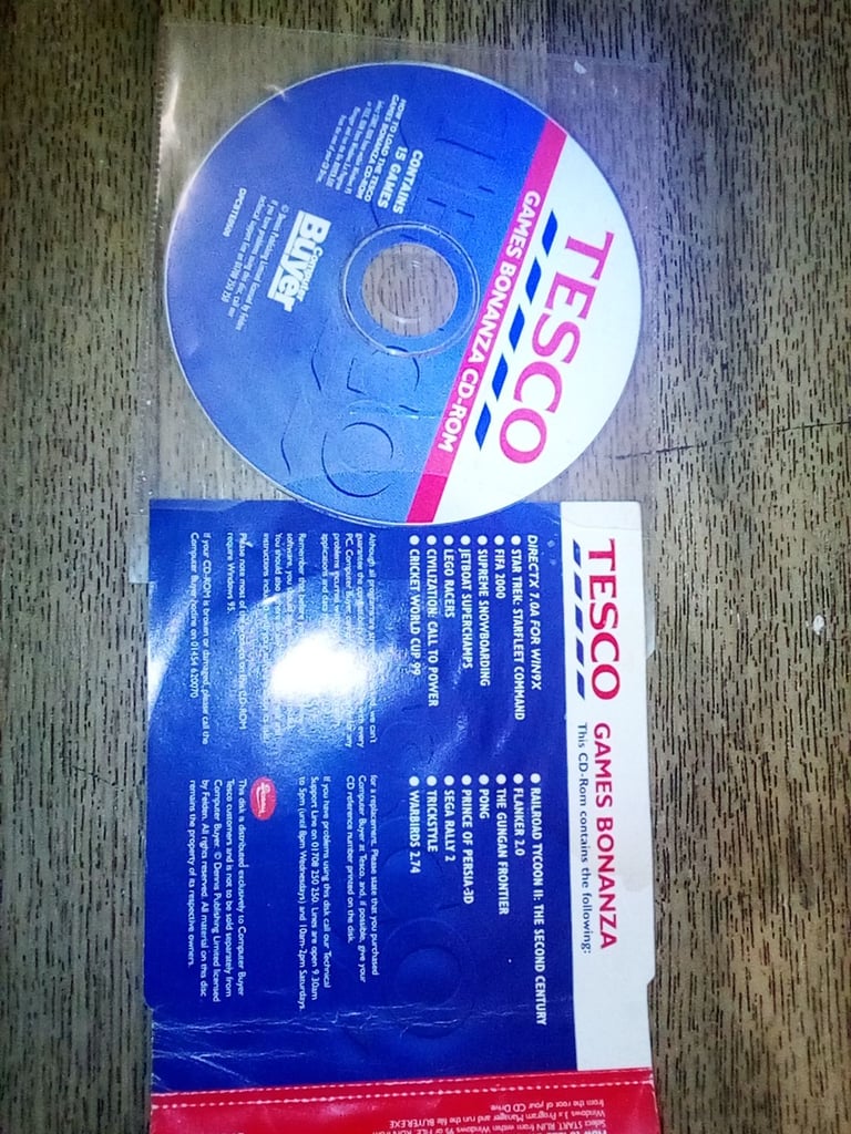 Tesco.  Games. ROM,,  win. 95,