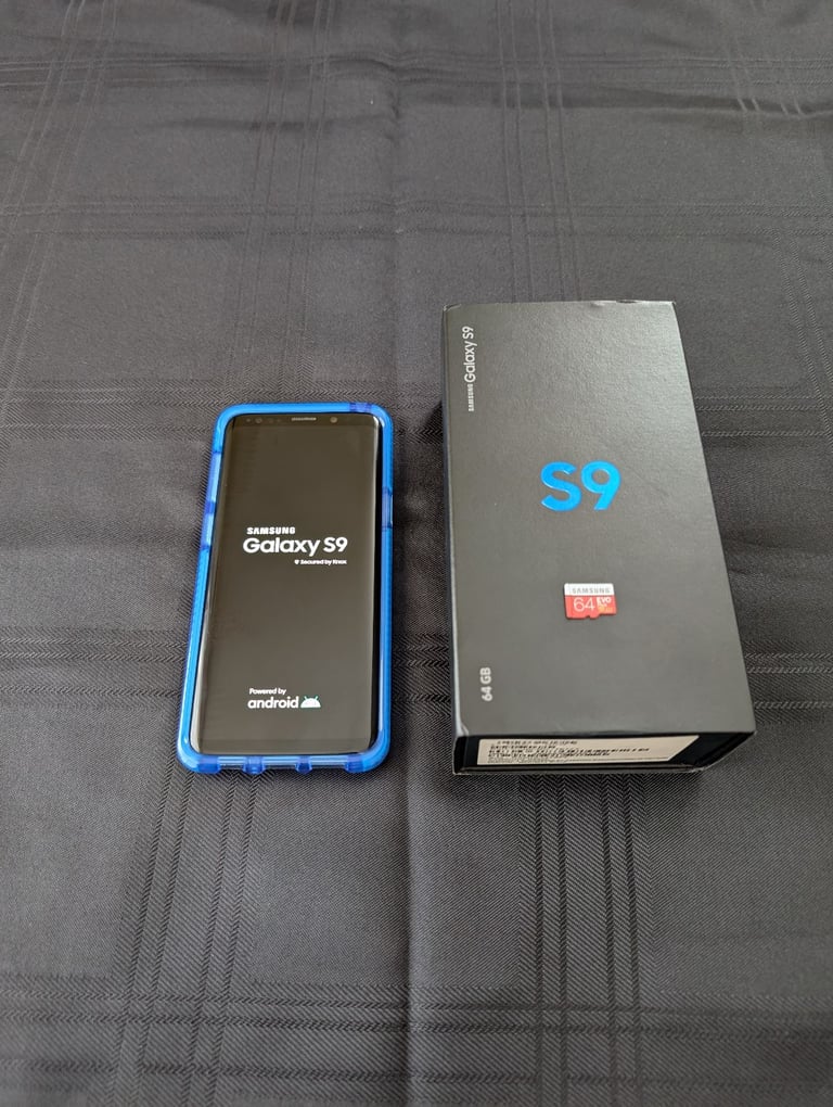 image for Samsung S9 64gb + 64gb SD Card