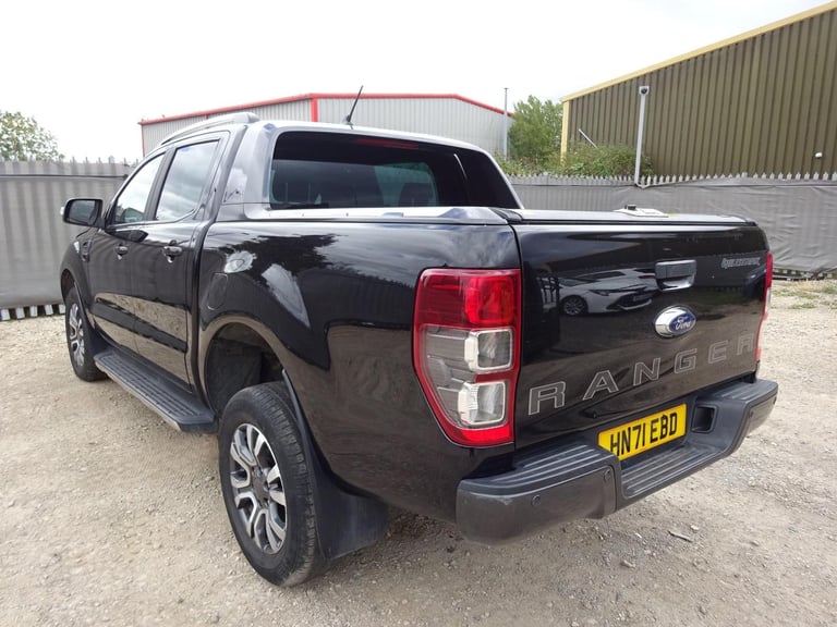 2021 71 REG FORD RANGER WILDTRAK ECOBLUE 4X4 DIESEL AUTO PICK UP DAMAGED SALVAGE