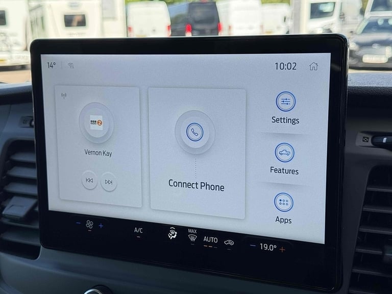  Ford Transit TDCI 130ps 350 DRW L4 Lwb 4.2 Metre Dropside with 12 Screen, A/C, Twin Rea Dropside...