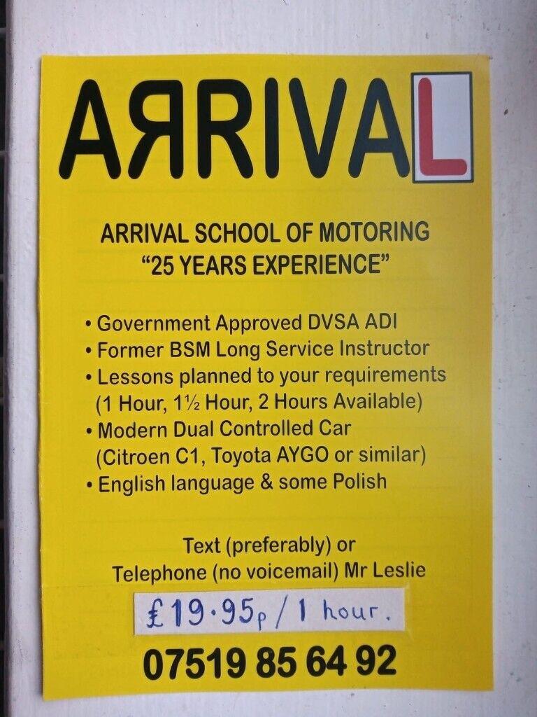 Driving Lessons with Arrival School of Motoring