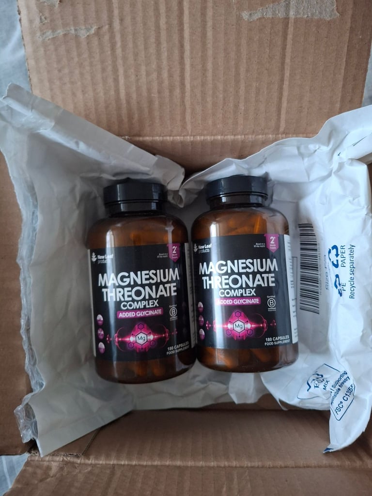 New Leaf Products Magnesium Threonate / Glycinate - Brand new sealed 