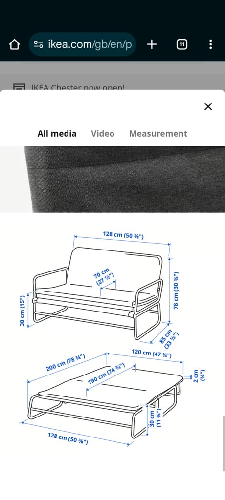 IKEA futon 