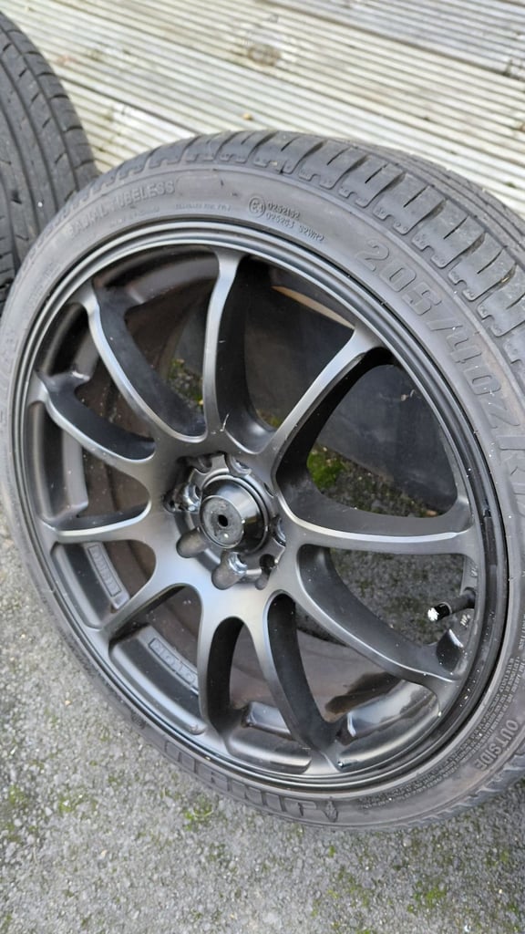 17 Inch Motor Rismo Alloy Wheels and Tyres 4 x 100 but multifit