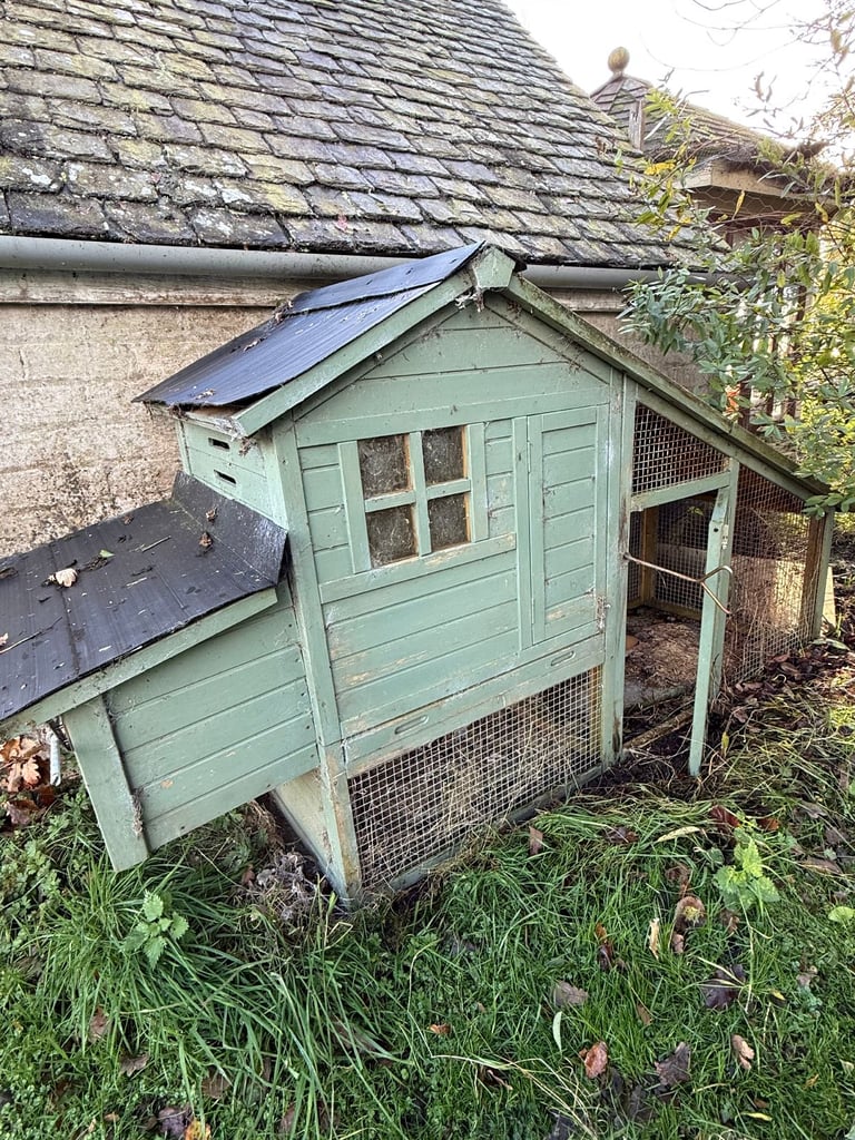 Old wooden hen house