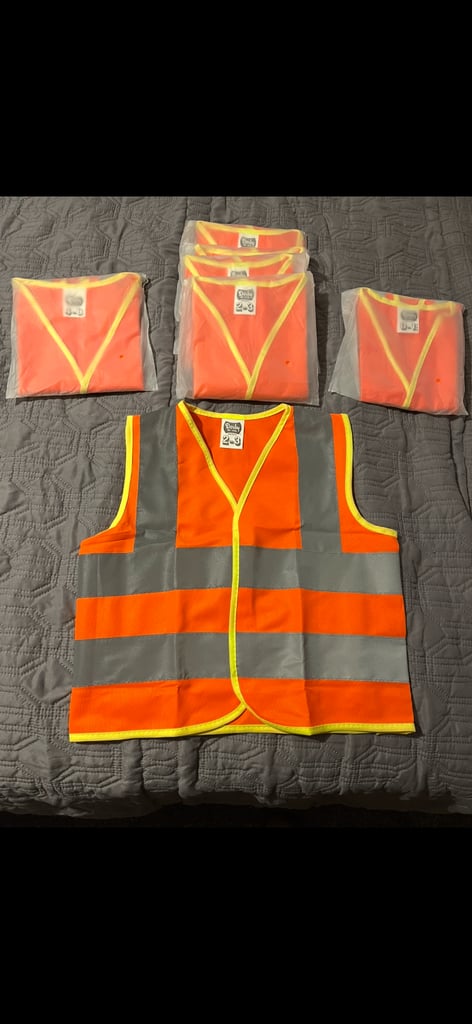 Child’s hi vis vests and toddlers seats and potty