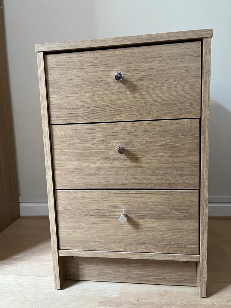Wardrobe and bedside cabinet