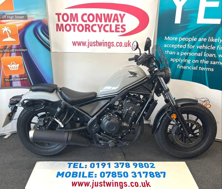 Honda CMX500 REBEL A-P, 2023(73), ONLY 551 MILES, FSH, IMMACULATE CRUISER, £4995