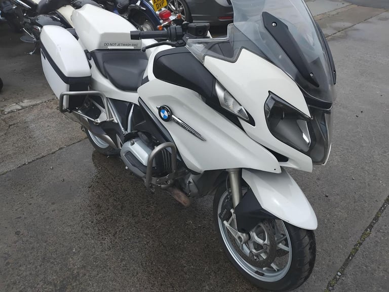 2015 15 BMW R1200RT LC EX POLICE WHITE FSH R 1200 RT LIQUID COOLED