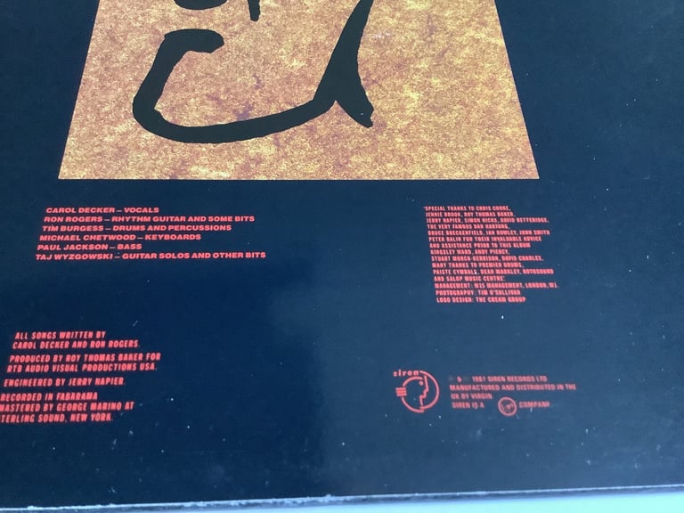 Vinyl T’Pau
