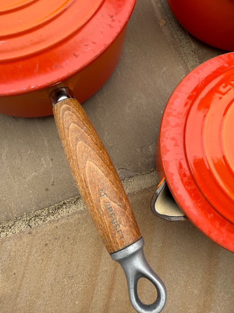 Le Creuset - set of 5 saucepans 