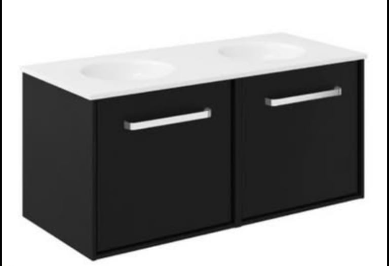 Crosswater Infinity 1000mm Double Sinks