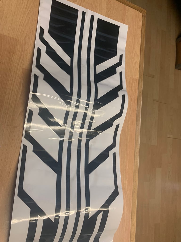 Car/Van Graphics Decals Strips (5 Piece) New