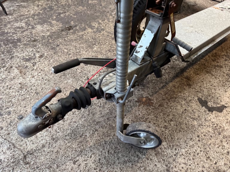 Car ,van recovery dolly towing trailer ramps straps hand winch 