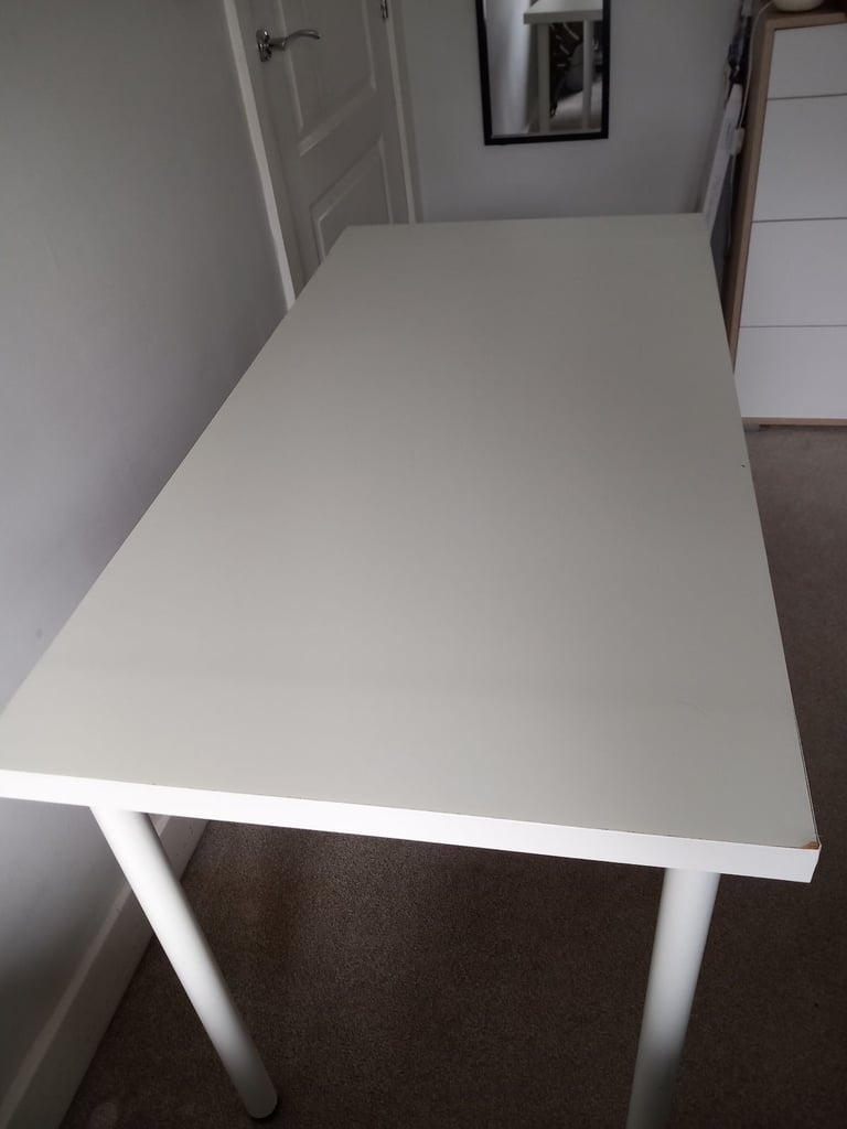 Desk, white 120x60cm