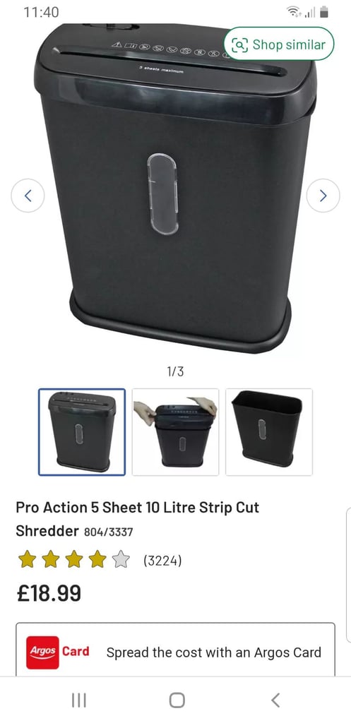 image for Pro action shredders 