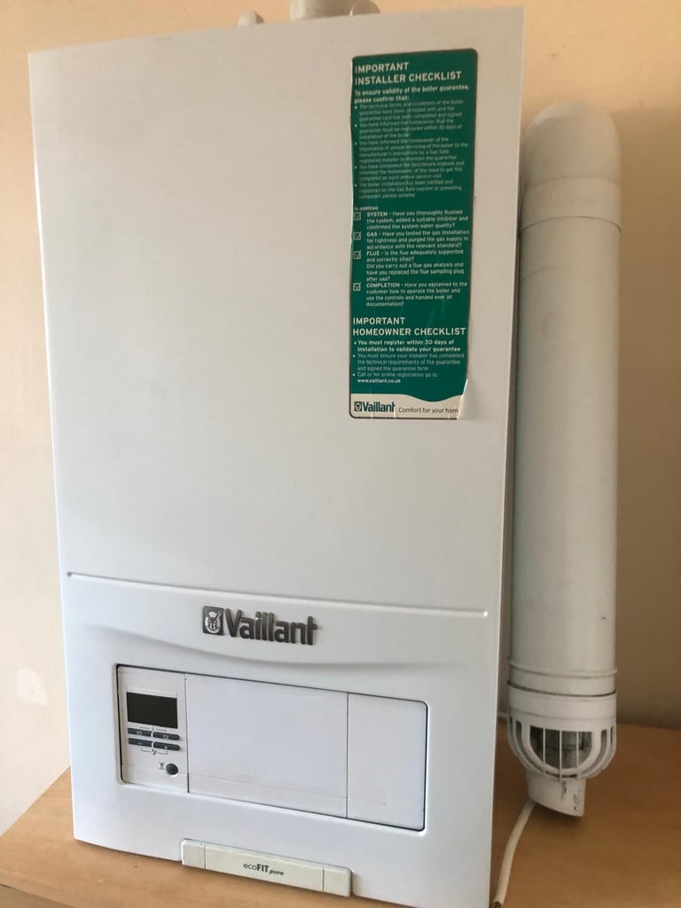 image for Boiler for Sale: Vaillant ecoFIT Pure 830 Combi Boiler with Drayton Advanced Hot Water Booster